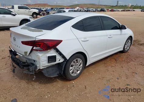 2019 Hyundai Elantra Se z USA, uszkodzony, nr VIN 5NPD74LFXKH423307